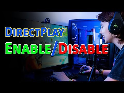 What is DirectPlay ? How to Enable the DirectPlay (Windows 10/11) | Legacy Component!!