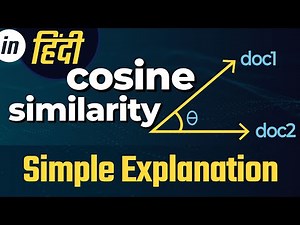 Cosine similarity, cosine distance explained | Math, Statistics for data science, machine learning