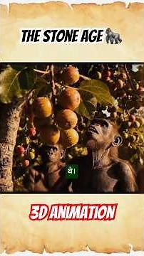 The Stone Age Explained in 3D Animation 🦍| Paleolithic to Neolithic Full History #stoneage