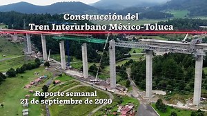 131K views · 1K shares | Avanzamos en las obras de los tres tramos que componen el Tren Interurbano México-Toluca. Diariamente, 230 mil pasajeros contarán con una opción moderna y rápida de transporte, ya que el tren conectará el Valle de Toluca con la zona poniente de la Ciudad de México en tan solo 39 minutos. | Gobierno de México | Facebook