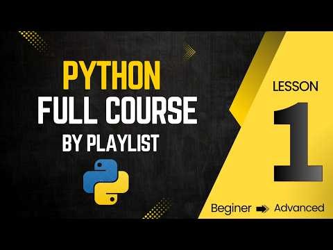 Python for Beginners | Lesson 1: Install Python, VS Code and Hello World