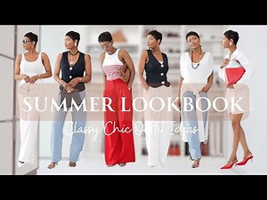 LOOKBOOK OUTFIT IDEAS | 10 Comfy Chic Summer Outfit | ama loves beauty