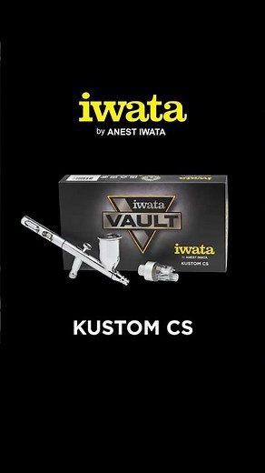 Iwata Vault Kustom CS 🔥 | Eclipse CS Leveled Up 🚀🎨 #iwataairbrush #airbrush