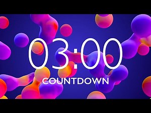 3 Minute Timer with Relaxing Music and Alarm 🎵⏰