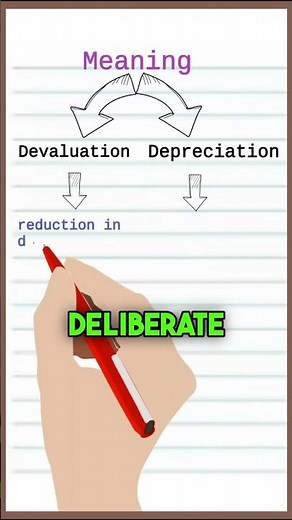 Devaluation Vs Depreciation of Currency Differences| Foreign Exchange| Macroeconomics Class 12