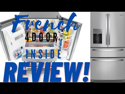Whirlpool 4 Door French Door Refrigerator Inside Review!