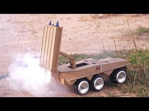 Wow! Amazing DIY RC Missile Launcher Tank From Cardboard