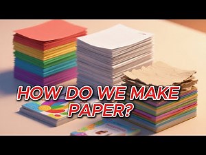 How Paper Is Made Fun Learning Adventure for Young Kids, Kindergarten, and Preschoolers Today
