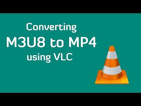 Convert m3u8 to mp4 using VLC