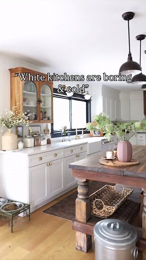 We will just have to agree to disagree 😉 White kitchens are classic & can still contain so much warmth & character. | Southern Yankee DIY