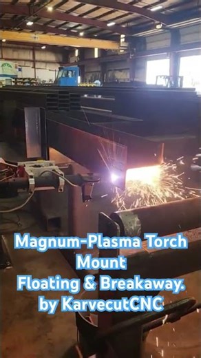 Yaskawa Robot with our Plasma Cutting Torch Breakaway and Floating Head