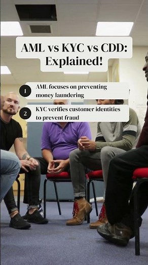 AML vs KYC vs CDD Explained! | #amlcompliance #knowyourcustomer #cdd