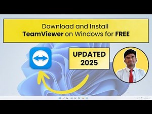 How to Download and Install TeamViewer on Windows 10/11 (2025) | Free Remote Access Tool