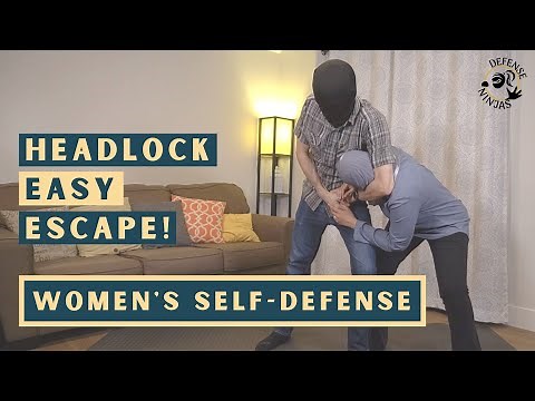12. How to ESCAPE HEADLOCK | Women's Self Defense