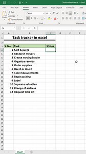35K views · 211 reactions | Task tracker in excel #exceltutorial #exceltips #exceltricks #excel | Time to Office | Facebook