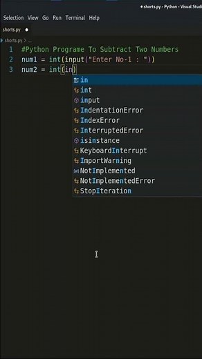 BEST Way To Subtract Two Numbers in Python