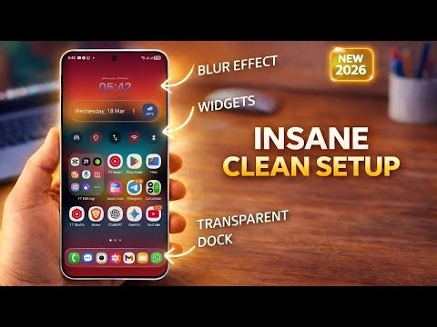 Make Your Samsung Look CLEAN & AESTHETIC 🔥 Easy Home Screen Setup!