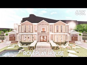 Aesthetic Golden Roleplay House | Bloxburg Build
