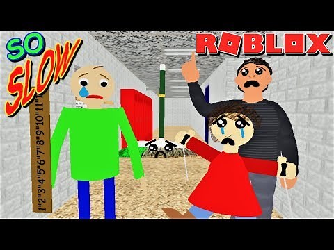 PLAY AS SAD BALDI AND CRYING PLAYTIME IN BALDI'S RP!! | The Weird Side of Roblox: Baldi's Basics RP