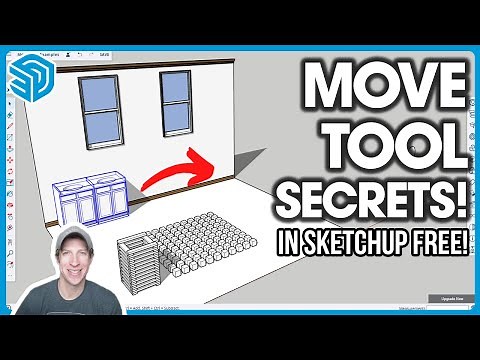 How to Use the MOVE TOOL in SketchUp Free! (Secrets Revealed!)