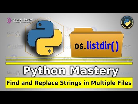 Find and Replace Strings in Multiple Files Using Python | Clarusway