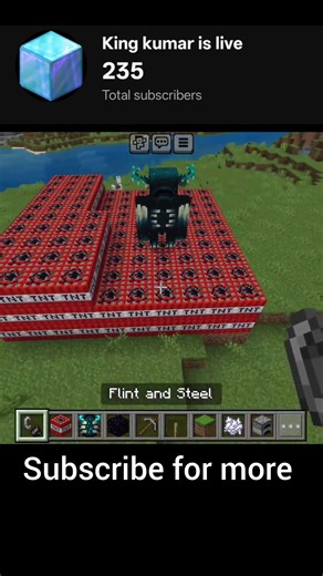 Day 6 of exploding one tnt for each subscriber I get