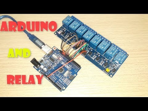 banggood How To Use and connect arduino with 5V 8 Channel Relay Module