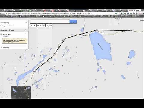 Google Maps - drawing lines