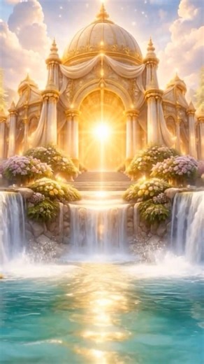 963 Hz 💛✨ Enter the Temple of Light | Crown Chakra Awakening