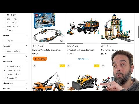 LEGO City Summer 2025 official reveals! Arctic train, station, bulldozer, semi truck wrecker & more