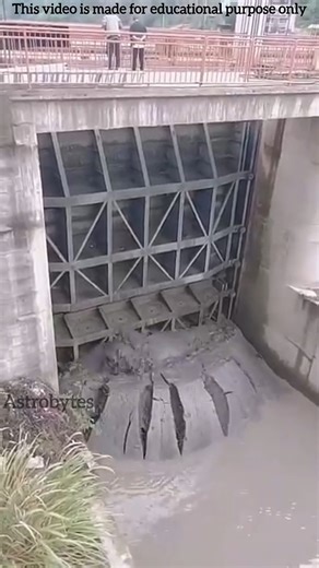 why engineers clean dam gate #shortsfeed #edushorts #trending #shorts