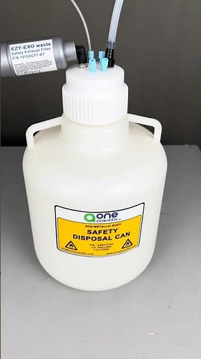 HPLC Solvent Waste System | info@aonescientific.com| #chromatography #science #experiment