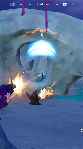 When Fortnite forgets to load the shield texture🤯but it still works #FortniteGlitch #shorts