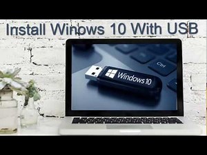How to Install Windows 10 from USB in hp Laptop?