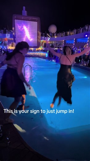 Exciting Pool Jumping Experience on Celebrity Cruises