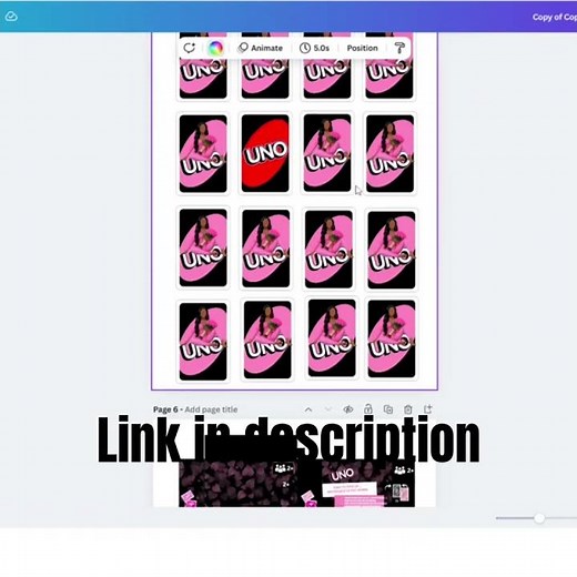 How to make your own uno card deck and card box in Canva