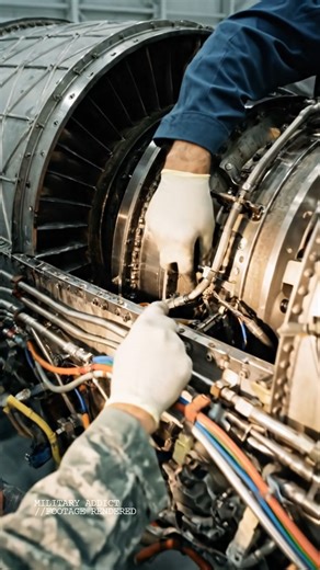 232K views · 2.5K reactions | The engineering inside the USAF F-22 Raptor's F119 engine is alien. Is it too complex for a wartime environment?  . . #military #usa #usaf #f22raptor #f119engine #aviationtech | Military Addict | Facebook