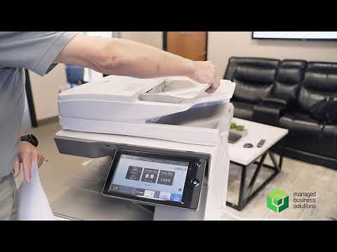 Sharp Printer: Cleaning the Scanner