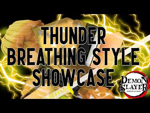 Full Thunder Breathing Style Showcase | Demon Slayer RPG 2 | Roblox