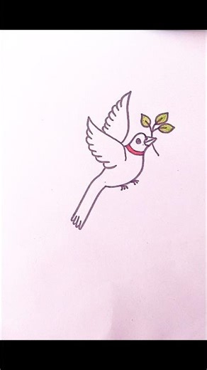 Easy parrot 🦜 drawing with color #shorts #short #ytshorts #shortsfeed #shortsviral #art