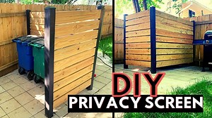 How to Build a Privacy Screen (DIY guide - Pictures and Video) - AT Improvements