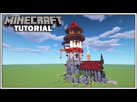 Minecraft Tutorial - How to Build a Wizard Tower