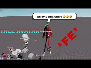 *NEW* FE Tall Avatar Script In Roblox!!! | ArceusX, Fluxus, Hydrogen, Delta, Codex