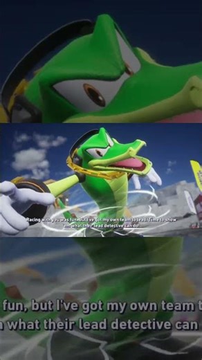 Vector and Amy Interaction - Sonic Racing CrossWorlds