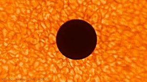 The Big Bear Solar Observatory in Southern California has released the 'highest-ever spatial resolution images' of Mercury crossing the Sun. | The Telegraph