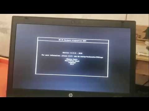 F2 System Diagnostics hp Elitebook