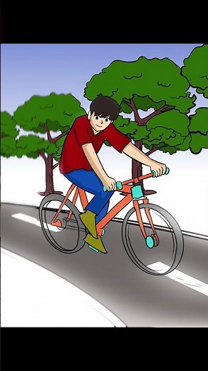 How to Animate a Bicycle in Adobe Animate 2025 #animation