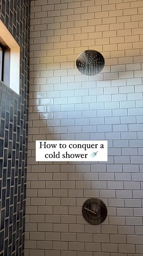 6 Tips for Cold Showers 🚿 🥶 1. Shake off the comfort demons early! Get yourself in the mindset of, “I’m confident and capable, and I can do hard things!” 2. Take your normal shower routine. Get clean first so you can move on to the hard part with full focus. 3. Deep, slow breaths…this is where you oxygenate and get yourself into a breathing routine before the cold water hits your skin. The cold shock causes an increase in heart rate and a shortness of breath - if you prepare by breathing befor