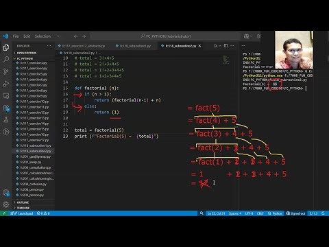 🐍 Recursive Factorial