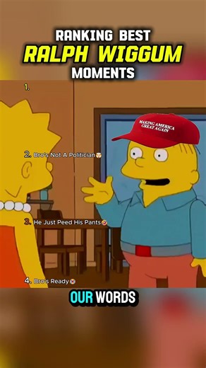 Ralph Wiggum Best Moments 😭 #shorts